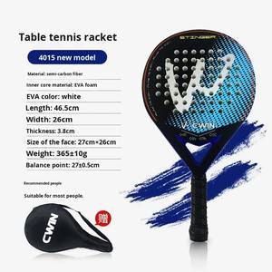 Raqueta de Pádel Profesional Dumo Modelo 4015 - 46.5 cm de Longitud, 365 g de Peso Ligero, con Núcleo de Espuma EVA, Punto de Equilibrio de 27 cm, Absorción de Impactos - Product Image 6