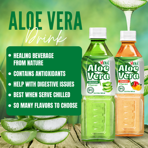 Jus d'aloe vera VINUT Original Classique Intemporel (500ml) – Forte demande au Vietnam, prêt pour la marque blanche - Product Image 1