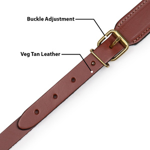 Top Quality Genuine Leather Tactical Gun <b>Sling</b> With <b>Sling</b> Buckle Accessories for Hunting and Outdoor Activities - Product Image 3
