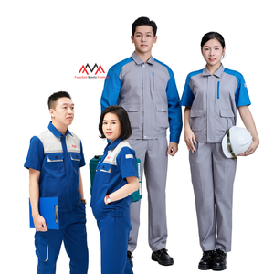 GOOD PRICE Long Sleeve Stand Collar Work Clothes Customized <b>Overall</b> Mechanic Electrical Safety Outdoor Worksuit FMF manufacturer - Product Image 1