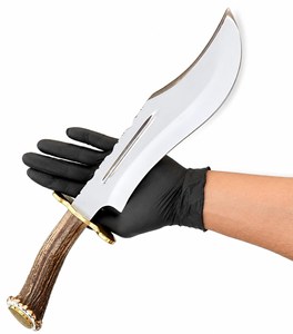 Cuchillo utilitario Drop Point con hoja de acero de Damasco y mango de madera, para supervivencia al aire libre, hoja recta, DIY, OEM - Product Image 3