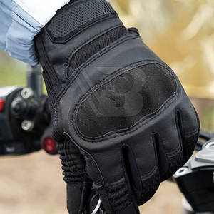 Gants de moto pour hommes, dernière conception, respirants, en matière douce de qualité supérieure, prix de gros, à doigts entiers - Product Image 6