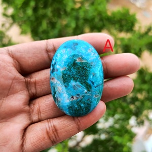 Pierre de Chrysocolle Naturelle Polie pour la Guérison, Cristal de Guérison pour le Reiki, la Méditation, la Décoration Énergétique, Vente en Gros, Feng Shui, DIY - Product Image 2