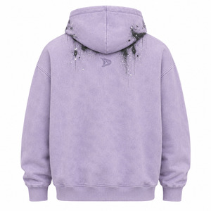Sudadera con Capucha Extra Grande para Hombre, Personalizada, Ecológica, Resistente al Viento, de Felpa de Polialgodón de 350 g/m², con Hombros Caídos, para Invierno - Product Image 2