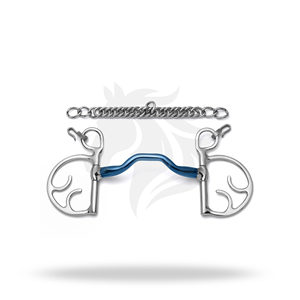 บิตม้าแบบ Kimberwick Low Port Mullen Curb อุปกรณ์ขี่ม้า - Product Image 1