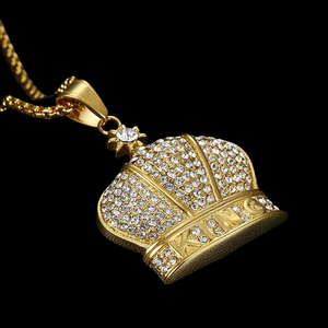 Custom <b>Iced</b> Out Mossinate Hip Hop Pendant with Diamond Shine for Rappers Fashion Enthusiasts and Music Performances - Product Image 3