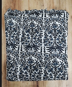 Tela de Algodón Estampada Ecológica al por Mayor, Estilo Floral con Bloques Hechos a Mano, para Confección de Vestidos, Decoración del Hogar, Manualidades y Costura - Product Image 5