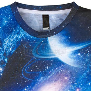 เสื้อยืดออกกำลังกายชายพิมพ์ลาย2024กำหนดเองแห้งเร็วเสื้อถักนิตติ้งไซส์ใหญ่พิเศษ - Product Image 2