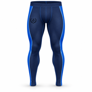 Mens Custom <b>Compression</b> <b>Leggings</b> Breathable Stretch Fabric Lightweight Comfortable Athletic Fit Gym Training Running Workout - Product Image 1