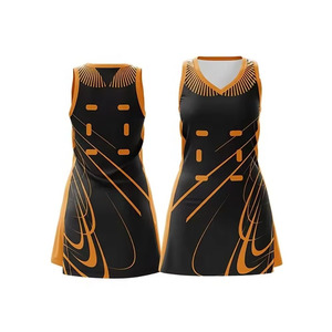 Uniforme de netball pour femmes de haute qualité, nouveau design, séchage rapide, respirant, 100% polyester, couleurs et logo personnalisés, vêtements de sport AI-NB-07 - Product Image 2