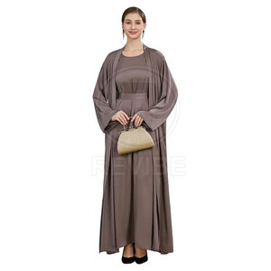 Embroidered Elegant Breathable Modest <b>Kaftan</b> Abaya with Stylish Design for Daily Fashion Wear - Product Image 3