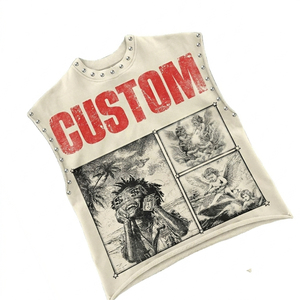 T-shirt personnalisé SHY SPORTS avec impression graphique en strass, 100% coton jersey, coupe courte, poids lourd, unisexe, pour l'été - Product Image 3