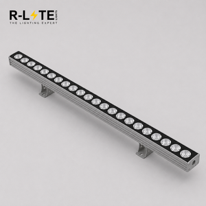 ไฟติดผนังภายนอกอาคารโรงแรมวิลล่า อาคารสีสันสดใส ไฟ LED สำหรับตกแต่งผนังภายนอกแบบเส้นตรง กันน้ำ ระบบ DMX512 - Product Image 1