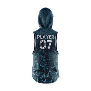 Camisetas Personalizadas con Capucha y sin Mangas para Fútbol Americano 7V7, Sublimadas, Transpirables, de Secado Rápido y Antibacterianas - Product Image 6