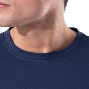 Camiseta Deportiva Azul Marino para Hombre, Manga Corta, Cuello Redondo, Ropa Deportiva Ligera, Secado Rápido, Absorbe la Humedad, Transpirable - Product Image 5