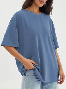 Camiseta Unisex Premium de Algodón, Suave y Transpirable, Estilo Casual, a la Moda, Estilo Urbano, Verano, Cómoda, con Diseño Gráfico para Mujer - Product Image 4