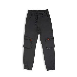 Pantalon cargo personnalisé avec logo, taille semi-élastique ajustable, pantalon éco-responsable, pantalon pour garçon, uniformes scolaires, pantalons avec poches, pantalon cargo pour homme - Product Image 6