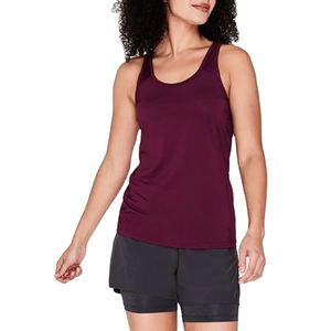 Camiseta sin Mangas para Mujer 2025, Talla Personalizada, Venta al Por Mayor, Talla Grande, Algodón/Fibra de Bambú, Sostenible, Diseño Liso - Product Image 4