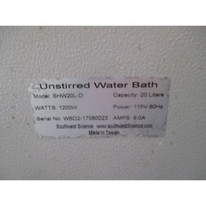 Southwest Science SHW20L-D Unstirred Water Bath - อุปกรณ์และอะไหล่เซมิคอนดักเตอร์ระดับโลกที่เชื่อถือได้ - Product Image 4
