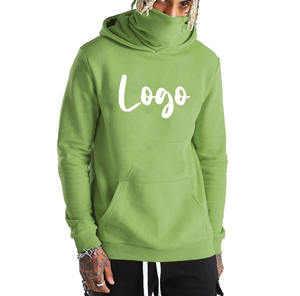 Sweat-shirts personnalisés brodés pour hommes - Imperméables, respirants, en molleton épais de coton, avec masque facial intégré pour l'hiver - Product Image 5