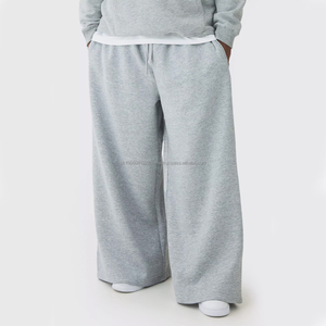 Pantalons de jogging pour homme, fabrication pakistanaise, coupe extrêmement large, légers, en toile, taille haute élastique, basiques, chauds, de qualité supérieure - Product Image 4