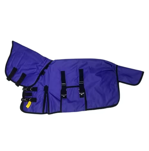 Couverture d'hiver imperméable pour cheval, en toile respirante et résistante, avec sangles à boucles réglables, pour extérieur et écurie - Product Image 2