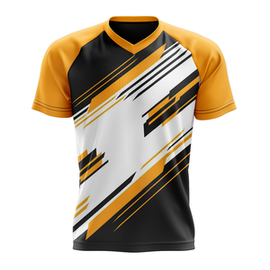 T-shirt uni tendance en coton à col en V pour homme, style slim, personnalisable avec logo, vente en gros 2026 - Product Image 5