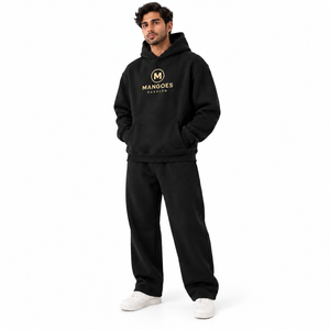 Conjunto Deportivo de Forro Polar para Hombre, Sudadera Cálida y Pantalones Jogger, Ropa Deportiva de Invierno para Gimnasio, Entrenamiento y Uso Diario, Personalizable - Product Image 3
