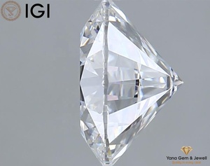 เพชร CVD ทรงกลม น้ำหนัก 4.00 กะรัต ขนาด 10.05 มม. ความเจิดจรัสระยิบระยับ ระดับสี D ความสะอาด VS1 ได้รับการรับรองจาก IGI สำหรับการออกแบบเครื่องประดับหรูหรา - Product Image 3