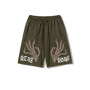 กางเกงวิ่งจ๊อกกิ้งผู้ชาย ผ้าฝ้ายทรงโอเวอร์ไซส์ พิมพ์ลายกราฟิก กางเกงลำลองฮิปฮอป มีกระเป๋า - Product Image 6