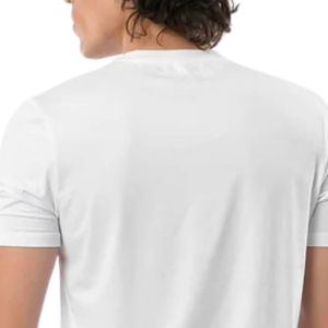<b>Man</b> <b>White</b> Crew Neck T <b>Shirt</b> <b>Short</b> <b>Sleeve</b> Slim Fit Casual Sportswear Top Custom Logo Athletic Gym <b>Shirt</b> Manufacturer - Product Image 4