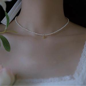 Collar de Plata de Ley 925 de Alta Calidad de Zhuji con Collar de Perlas de Agua Dulce, Popular en Xiaohongshu, Cuentas de Alta Gama - Product Image 1