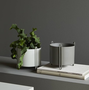 Minimalist Eco-Friendly Durable Metal Succulent Planters White Pots Black Gold Stands Indoor Desktop Decor Flower Green Large - Product Image 6