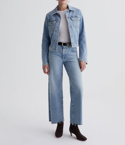 Women <b>Customized</b> <b>Denim</b> <b>Jacket</b> Vintage Washed Design Comfortable Fit Trendy Fashion Wear For Daily And Casual Use - Product Image 5