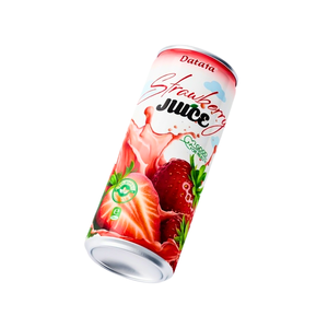 Jus en conserve, personnalisez votre étiquette de marque, 250 ml, jus de fraise NFC avec pulpe, naturel, certifié Halal, OEM ODM, faible MOQ - Product Image 2