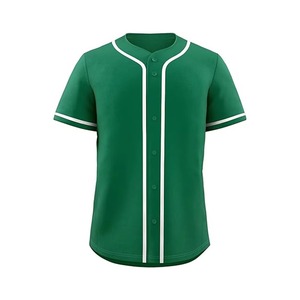 Men's Gray Baseball Jersey Short Sleeve Button Front Breathable <b>Polyester</b> Solid Color Regular Fit All Seasons Apparel - Product Image 4