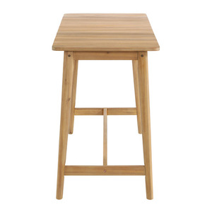 Mesa de Bar de Madera de Teca Sólida de Grado Comercial para Interiores y Exteriores, para Restaurante, Cafetería, Hotel, Proyecto, Muebles Directo de Fábrica - Product Image 3