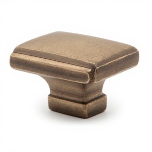 Vintage Brass Door Knob Solid Round Shape Classic Design for Wooden Door Home Hardware - Product Image 2