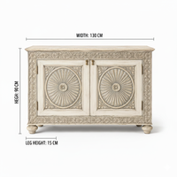 Buffet de luxe moderne en bois massif de qualité supérieure, style ethnique, pour salle à manger et bar à domicile – Quantité en gros disponible
