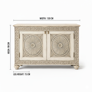 Aparador de Estilo Étnico de Lujo y Excelente Calidad para Comedor o Entrada, Disponible en Grandes Cantidades - Product Image 2