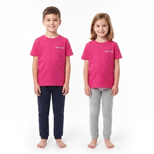 Top Quality Unisex <b>Kids</b> Short Sleeve T-Shirt Crew Neck Leisure Top Regular Fit Custom Logo Streetwear Wholesale Manufacturer - Product Image 5