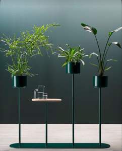 Soporte decorativo, soporte para macetas de sala de estar, elegante soporte para jardín interior, soporte para plantas de metal dorado, decoración interior. - Product Image 5