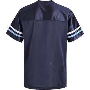 Maillot de football personnalisé en polyester respirant à séchage rapide, col en V, manches courtes, sublimation pour hommes - Product Image 6