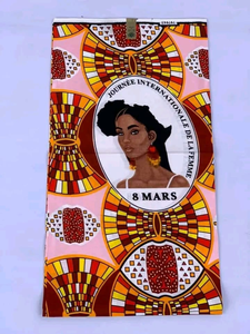 ผ้าฝ้ายพิมพ์ลายแอฟริกันคินชัสซาที่ทนทาน สำหรับชุดแต่งงาน ชุดงานเลี้ยง และของตกแต่งบ้าน ผู้ผลิตแบบ OEM ODM - Product Image 3