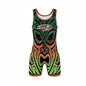 Combinaison de lutte légère et ajustée en Spandex/Polyester, personnalisable, de qualité supérieure, pour hommes et femmes, idéale pour le sport - Product Image 1