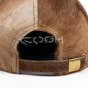 Gorra de Béisbol de Cuero Vacuno Hecha a Mano, Estilo Rústico Occidental, para Hombre y Mujer - Product Image 6