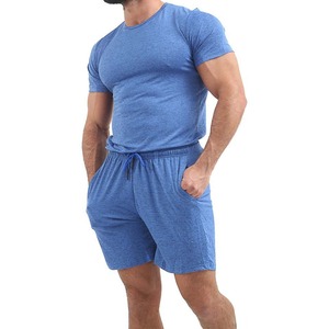 Summer Loose Men's <b>Short</b> Sleeved <b>Shorts</b> Two-piece <b>Set</b> Handsome <b>and</b> High-end Casual <b>and</b> Sporty Complete <b>Set</b> <b>top</b> quality - Product Image 4