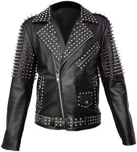 Chaqueta de Moda Masculina de Último Diseño, Estilo Casual, Hecha de Cuero Genuino, Abrigo Elegante - Product Image 5
