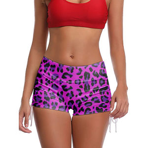 Shorts de Baño de Secado Rápido para Mujer con Bolsillos, Cordón Ajustable en la Parte Inferior, Diseño Gráfico 3D, Shorts de Playa Casuales - Product Image 1