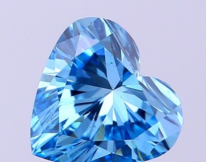 Diamant de laboratoire CVD bleu vif fantaisie taille émeraude de 3,01 carats, qualité VS1, excellente finition, pierre précieuse bleue rare pour bijou de fiançailles sur mesure. - Product Image 1